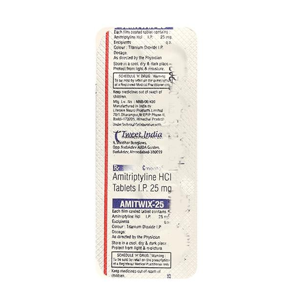 AMITWIX 25mg Tablet 10's