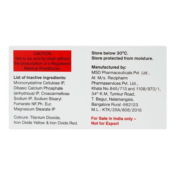 Januvia 100mg Tablet 7'S