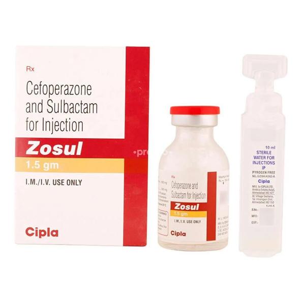 Zosul 1.5gm Injection 1's