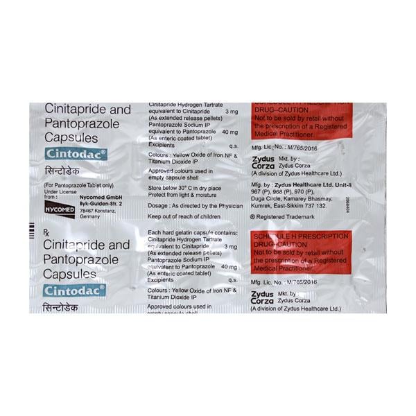 Cintodac Capsule 10'S