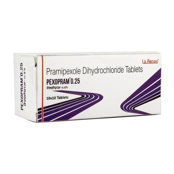 Pexopram 0.25mg Tablet 10'S