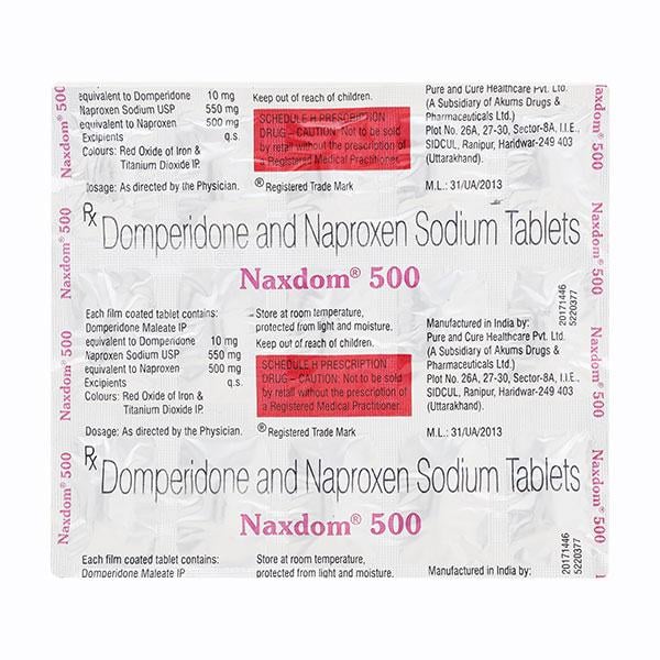 NAXDOM 500 Tablet 15's