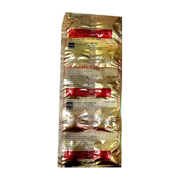 PULMOCEF CV 250 Tablet 10's