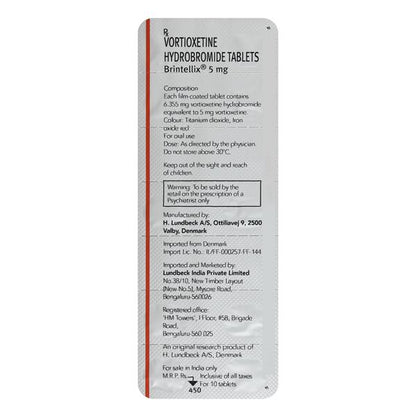 Brintellix 5mg Tablet 10'S
