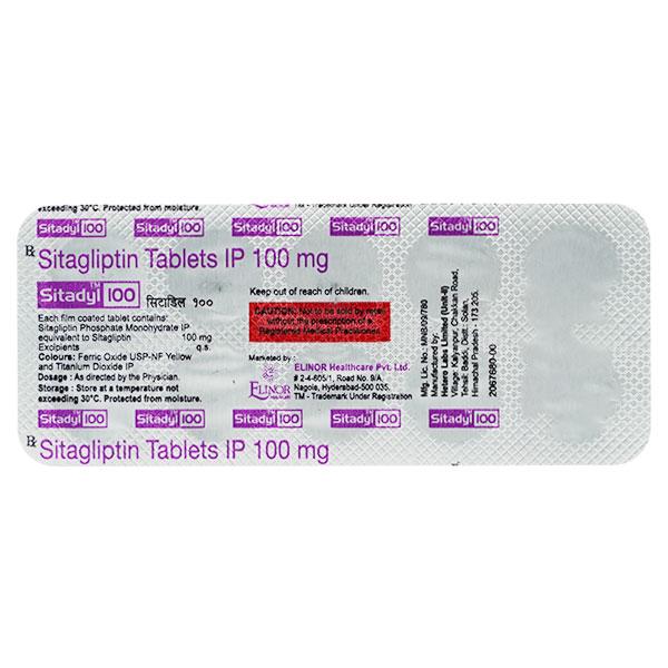SITADYL 100 Tablet 10's