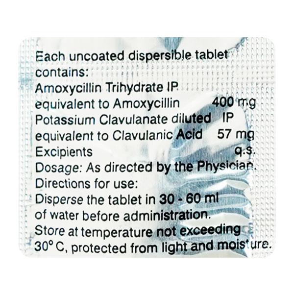 MOXCLAV DS DISTAB 457mg Tablet 10'S