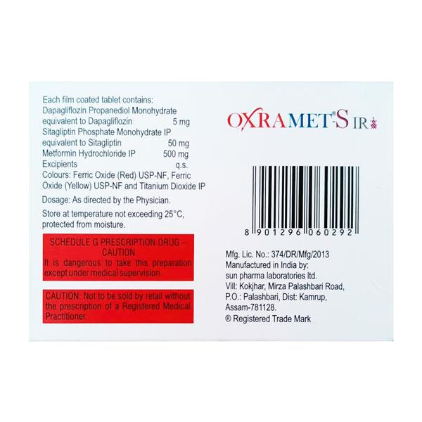 OXRAMET S IR 5/50/500 Tablet 7's
