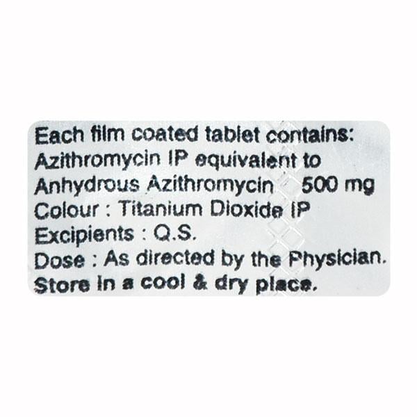 Zeethrom 500mg Tablet 3'S