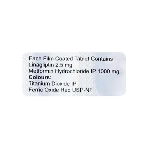 LINANEXT M 2.5/1000 Tablet 10's