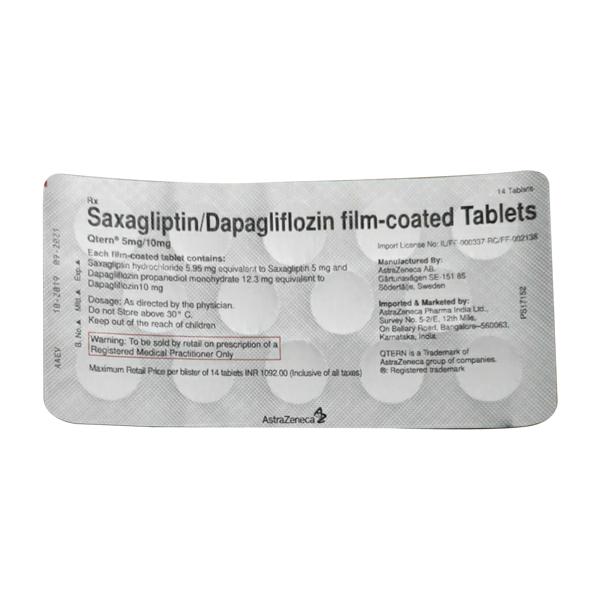 QTERN 5/10mg Tablet 14's