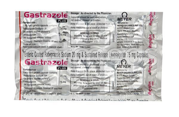 Gastrazole Plus Capsule 10'S