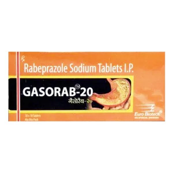 GASORAB 20mg Tablet 10's