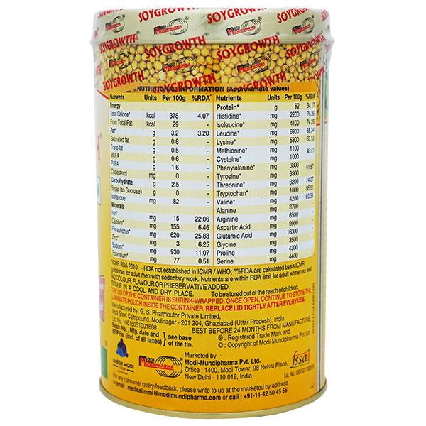 SOYGROWTH SOYA PROTEIN POWDER MIX CHOLESTEROL FREE FOOD Powder 200gm