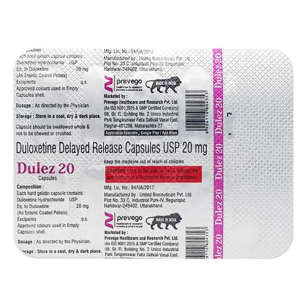 DULEZ 20 Capsule 10's