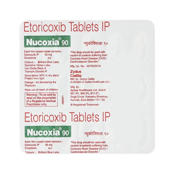 Nucoxia 90Mg Tablet 15's