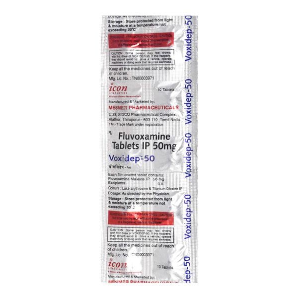Voxidep 50mg Tablet 10'S