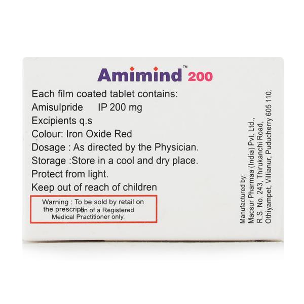 Amimind 200mg Tablet 10'S
