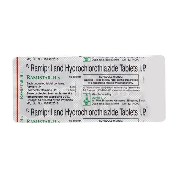 Ramistar H 5mg Tablet 10'S