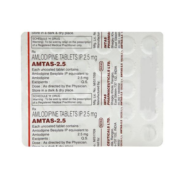 Amtas 2.5mg Tablet 30'S