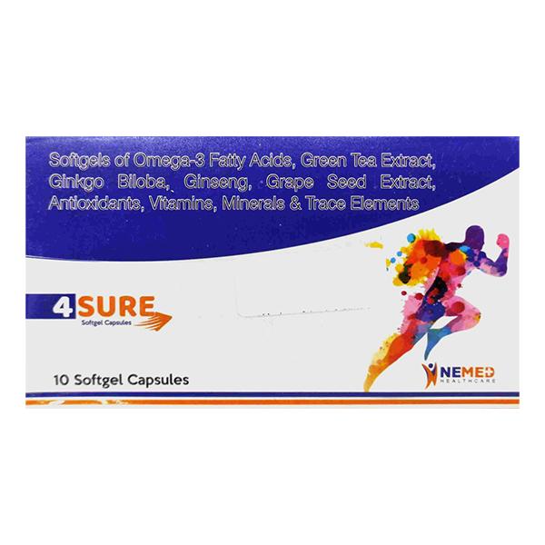 4 SURE Softgel Capsule 10's