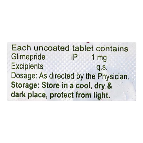 GLIMISTIN 1 Tablet 10's