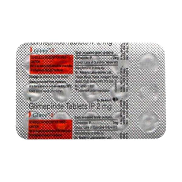 Glimy 2mg Tablet 15'S