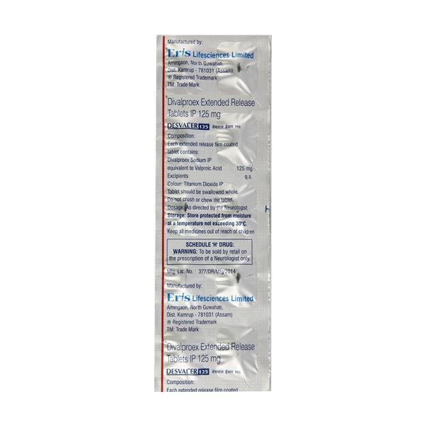 Desval ER 125mg Tablet 10'S