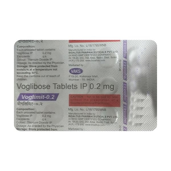 VOGLIMIT 0.2 Tablet 15's