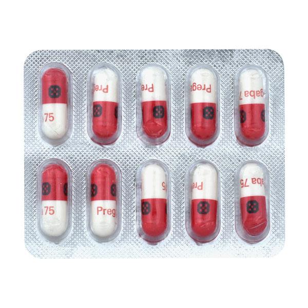 Pregaba 75mg Capsule 10'S