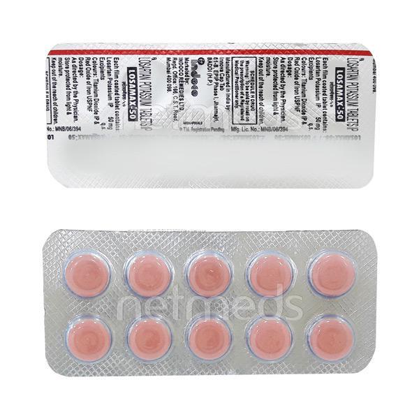 Losamax 50mg Tablet 10'S