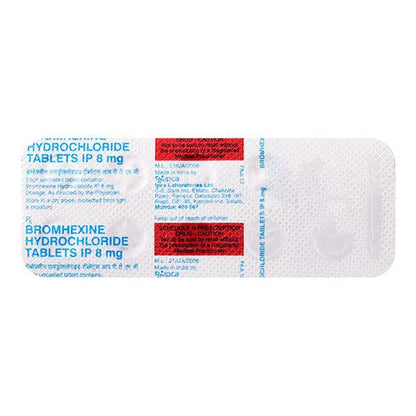 Bromhexine Tablet 10'S