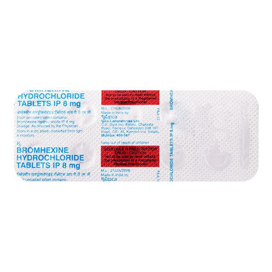Bromhexine Tablet 10'S