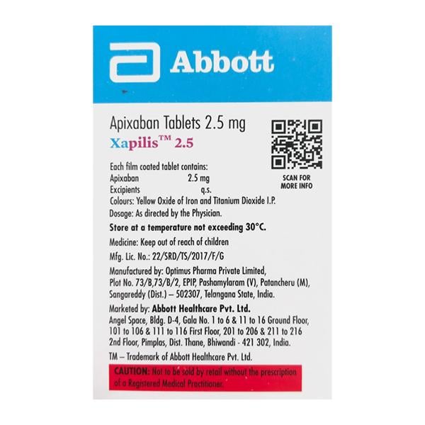 XAPILIS 2.5 Tablet 10's