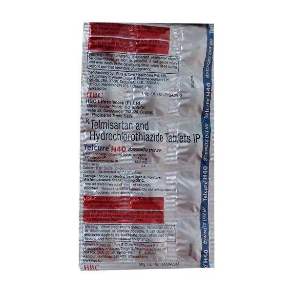 TELCURE H 40 Tablet 15's