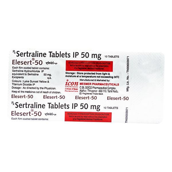 Elesert 50mg Tablet 10'S