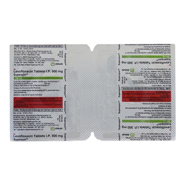 Superquin 500mg Tablet 5'S