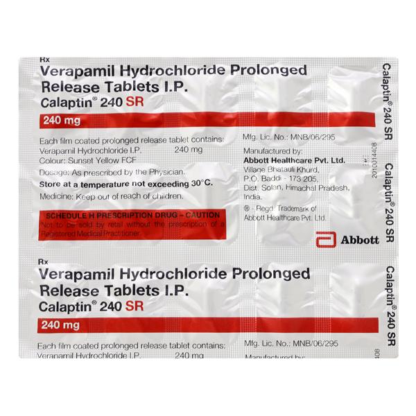 CALAPTIN 240 SR Tablet 15's