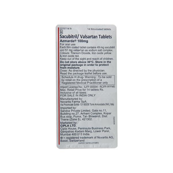 Azmarda 100mg Tablet 14'S