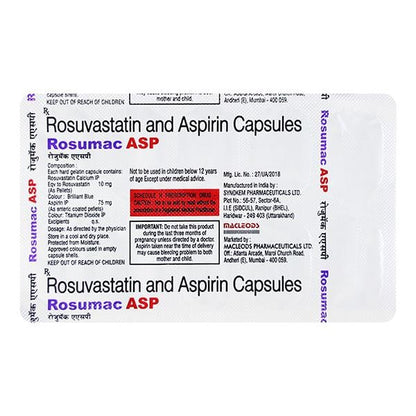 Rosumac Asp 10/75mg Capsule 10'S