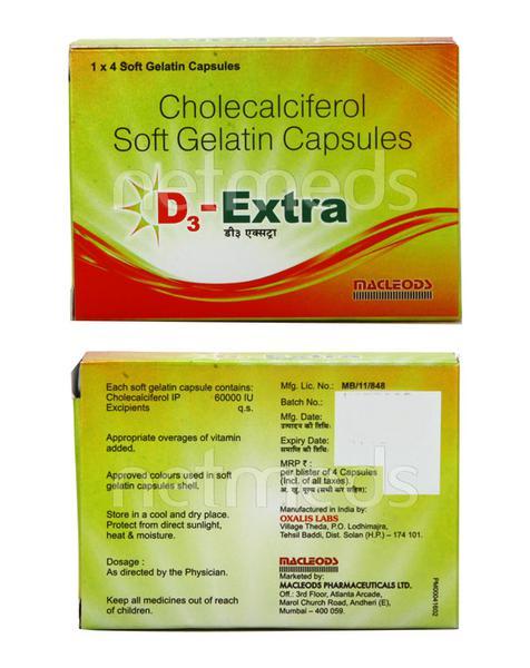 D3 Extra Capsule 4'S