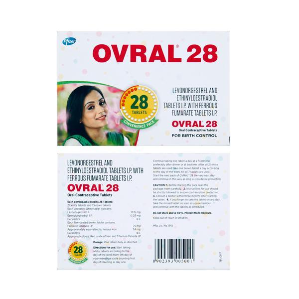 Ovral 28 Tablet 28'S