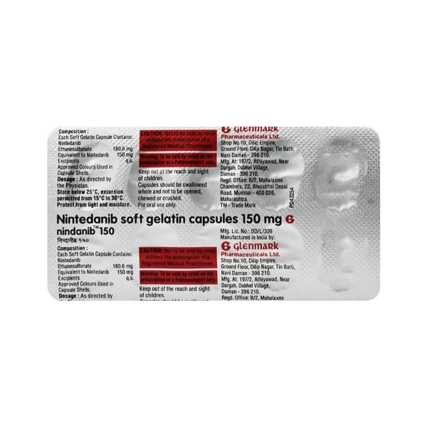 NINDANIB 150 Capsule 10's