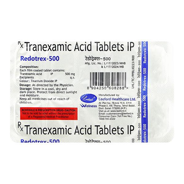 Redotrex 500mg Tablet 10'S