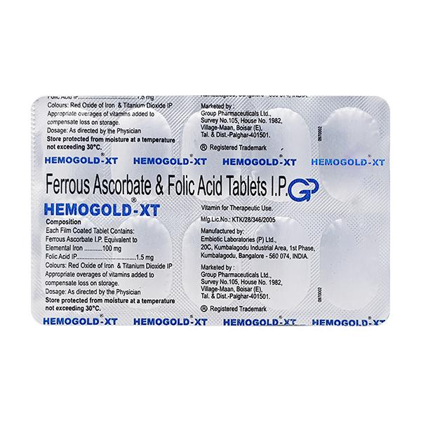 HEMOGOLD XT Tablet 10's