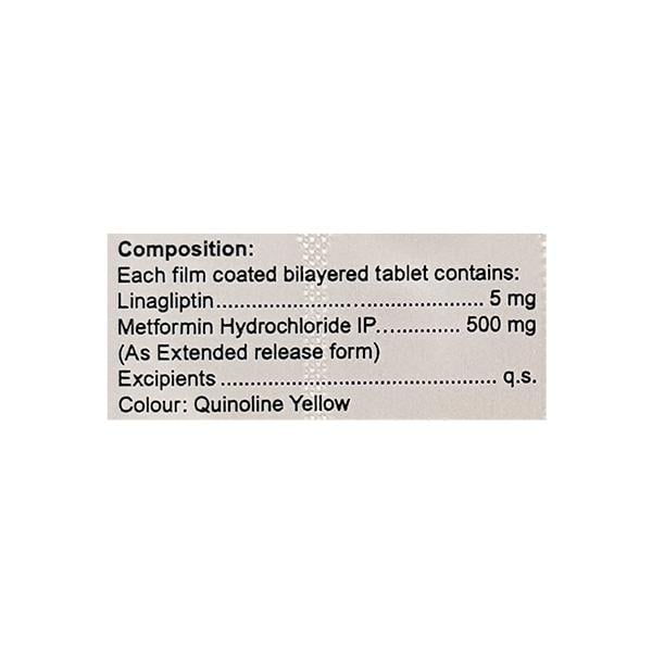 ONDERO MET OD 500mg Tablet 10's