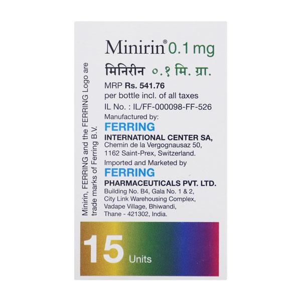 Minirin 0.1mg Tablet 15'S