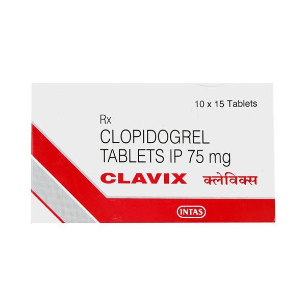 Clavix 75mg Tablet 15'S
