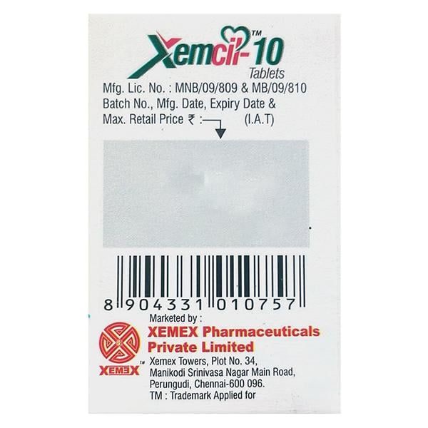 XEMCIL 10 Tablet 15's