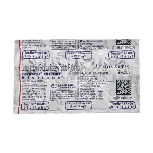 Tegrital CR 400mg Tablet 10'S