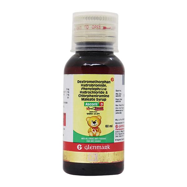 Ascoril D Junior Syrup 60ml